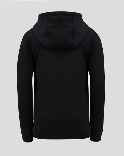 Junior 24/25 Brushed Back Hoody - Caviar